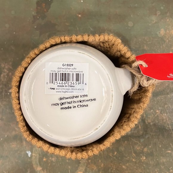 Warm Wishes Taupe 18oz Sweater Mug - Picture 7 of 7